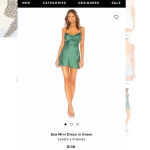 Revolve- Green flowy dress